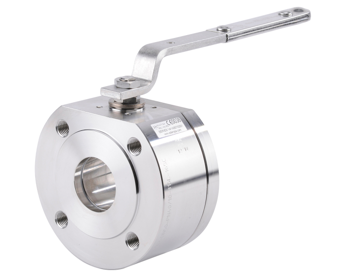 Stainless steel ball valve 770 wafer RF PN16 + ISO pad